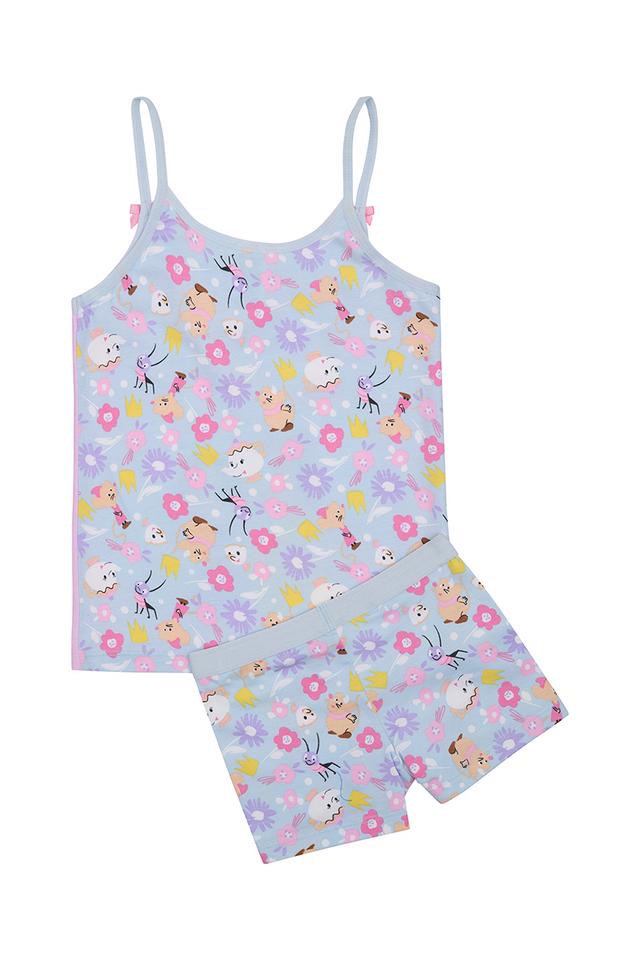 Girls Princess Cami And Shortie Set
