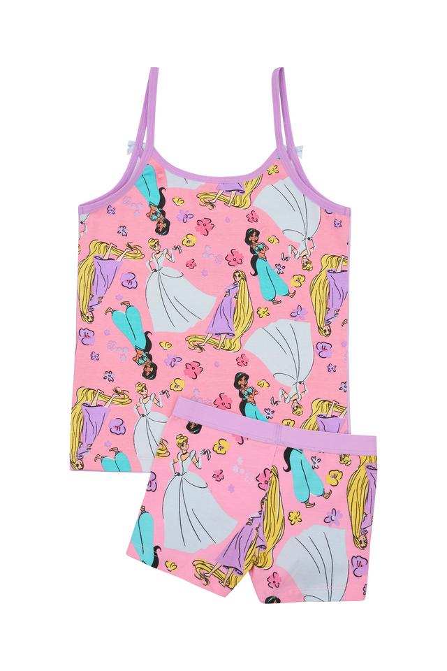 Girls Princess Cami And Shortie Set