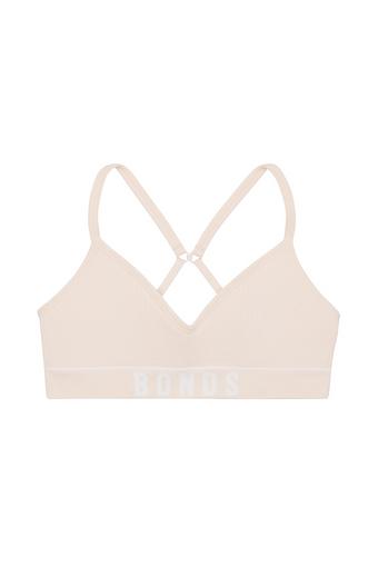 Girls Retro Rib™ Contour Crop (Tea Party)