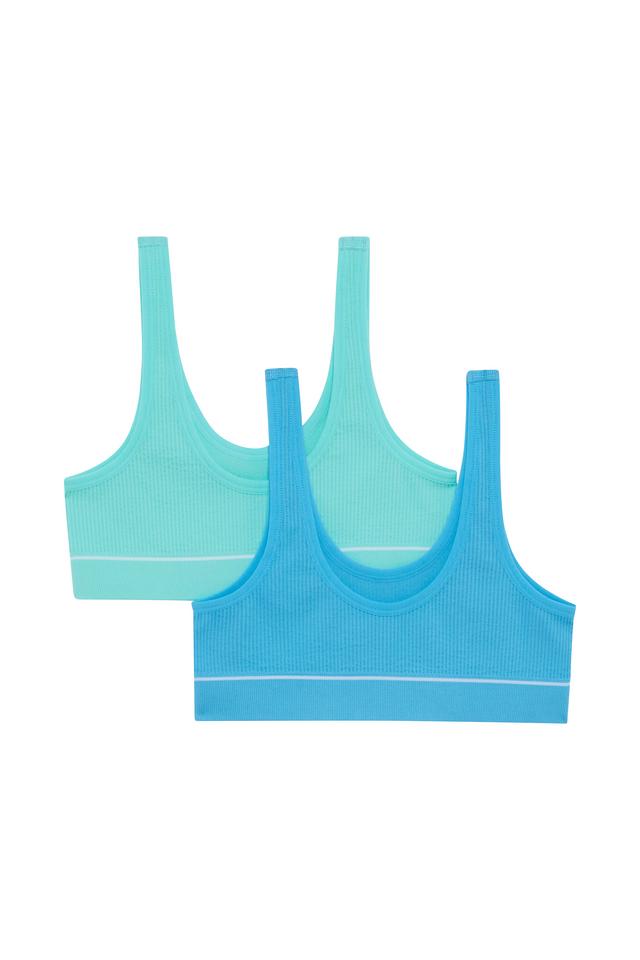 Girls Retro Rib™ Tank Crop 2 Pack