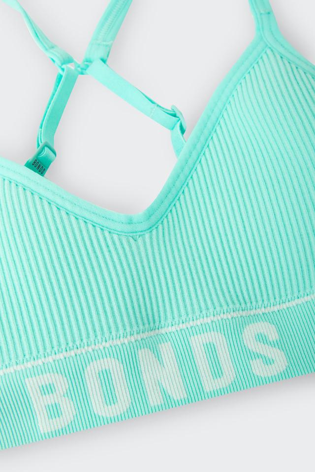 Girls Retro Rib™ Contour Crop