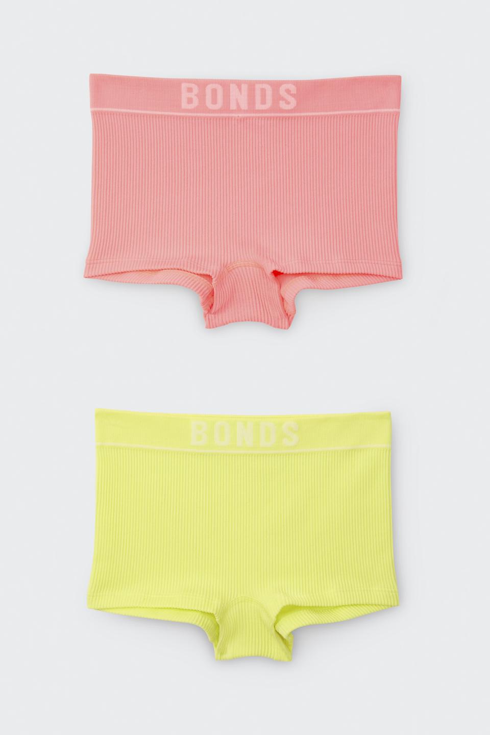 Girls Retro Rib™ Shortie 2 Pack
