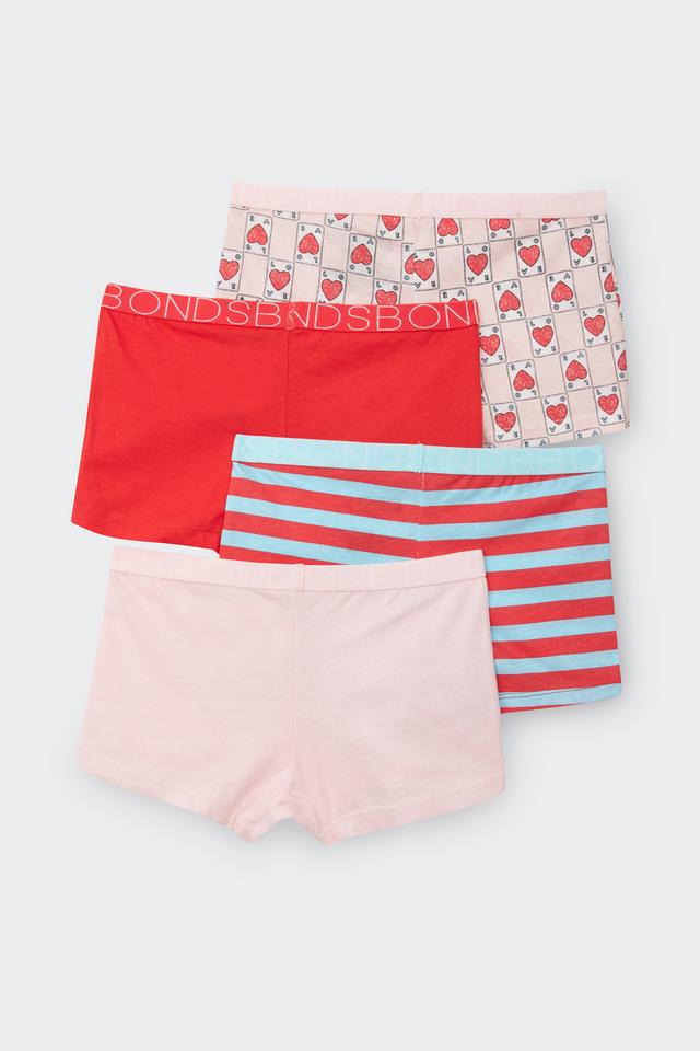 Girls Shortie 4 Pack