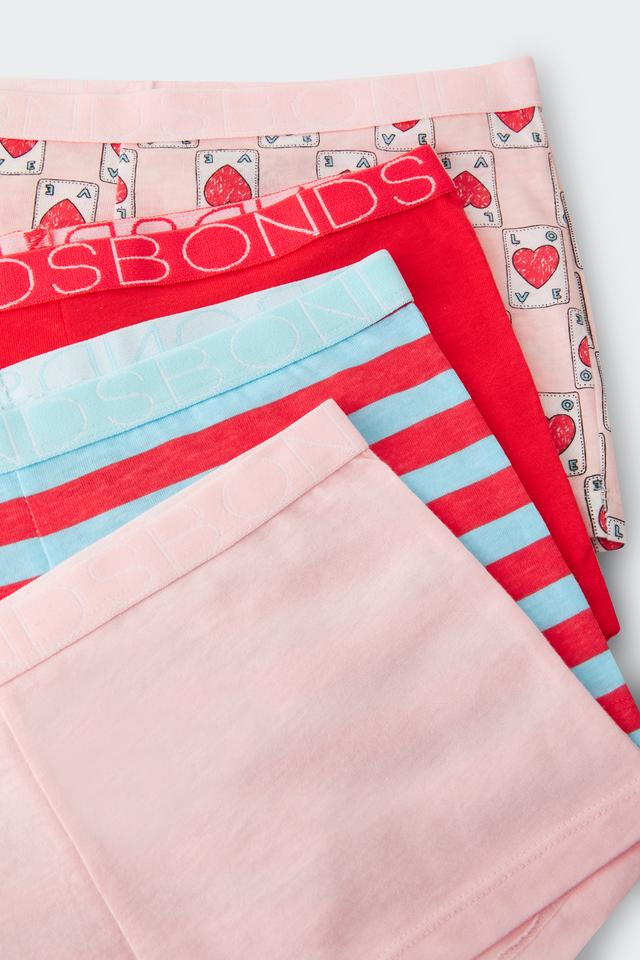 Girls Shortie 4 Pack