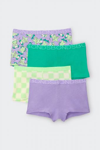 Girls Shortie 4 Pack (Skate Starz)