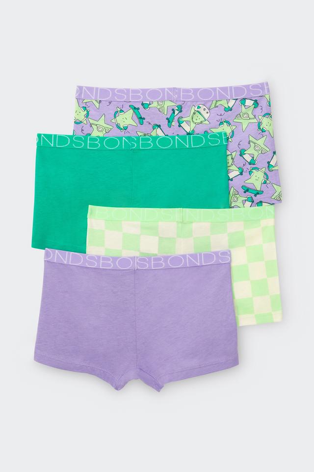 Girls Shortie 4 Pack