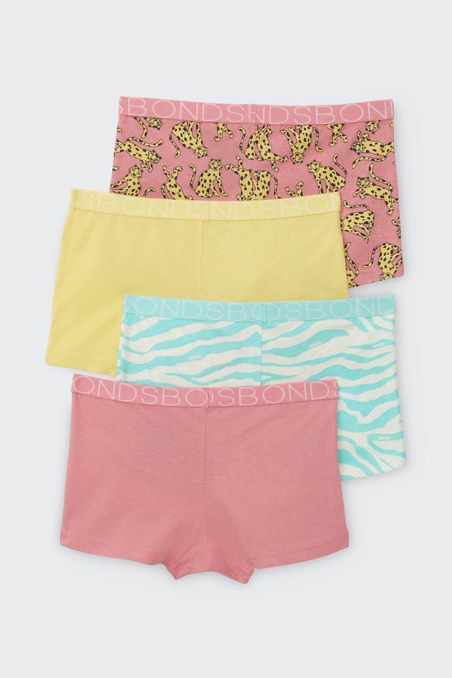 Girls Shortie 4 Pack