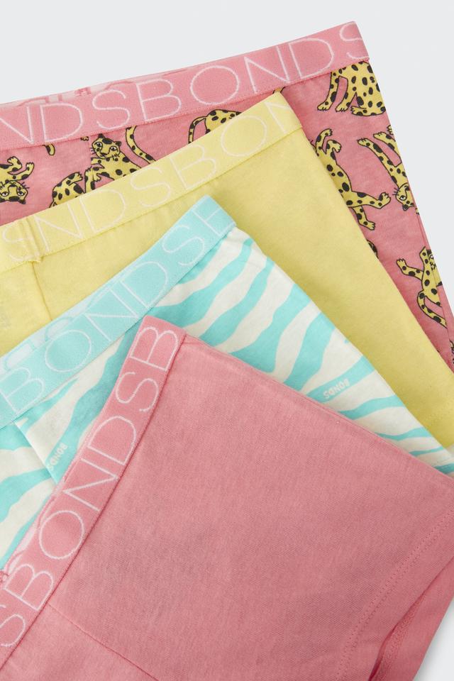 Girls Shortie 4 Pack