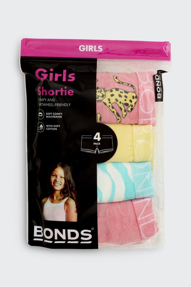 Girls Shortie 4 Pack