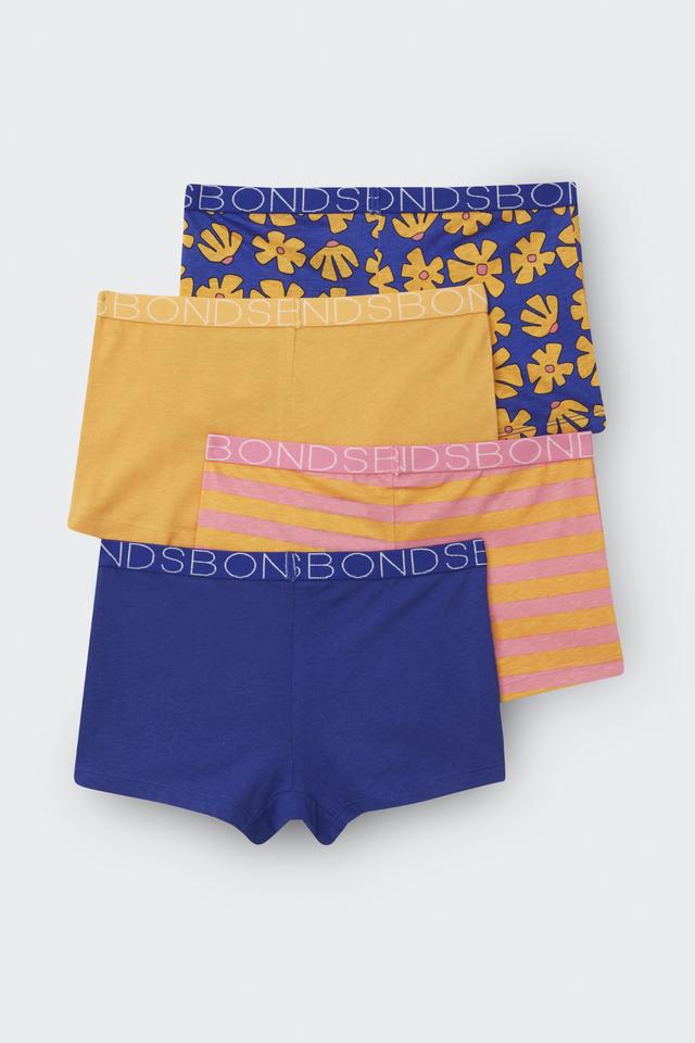 Girls Shortie 4 Pack