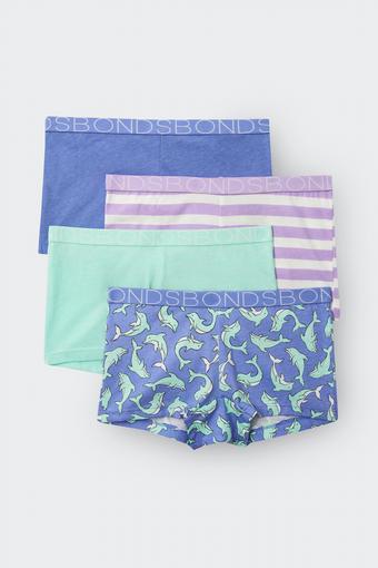 Girls Shortie 4 Pack (Making Waves)