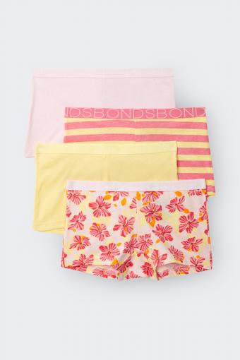 Girls Shortie 4 Pack (Island Glow)