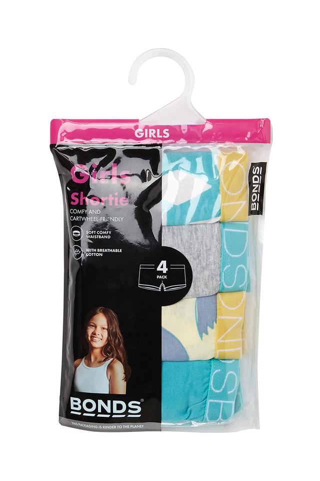 Girls Shortie 4 Pack