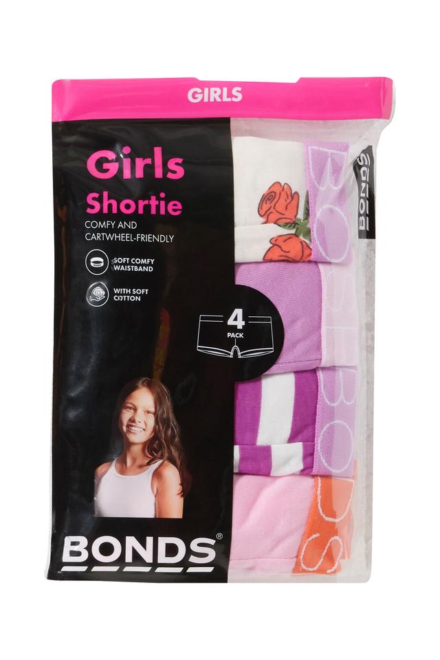 Girls Shortie 4 Pack