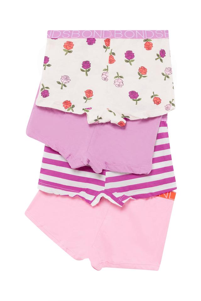 Girls Shortie 4 Pack
