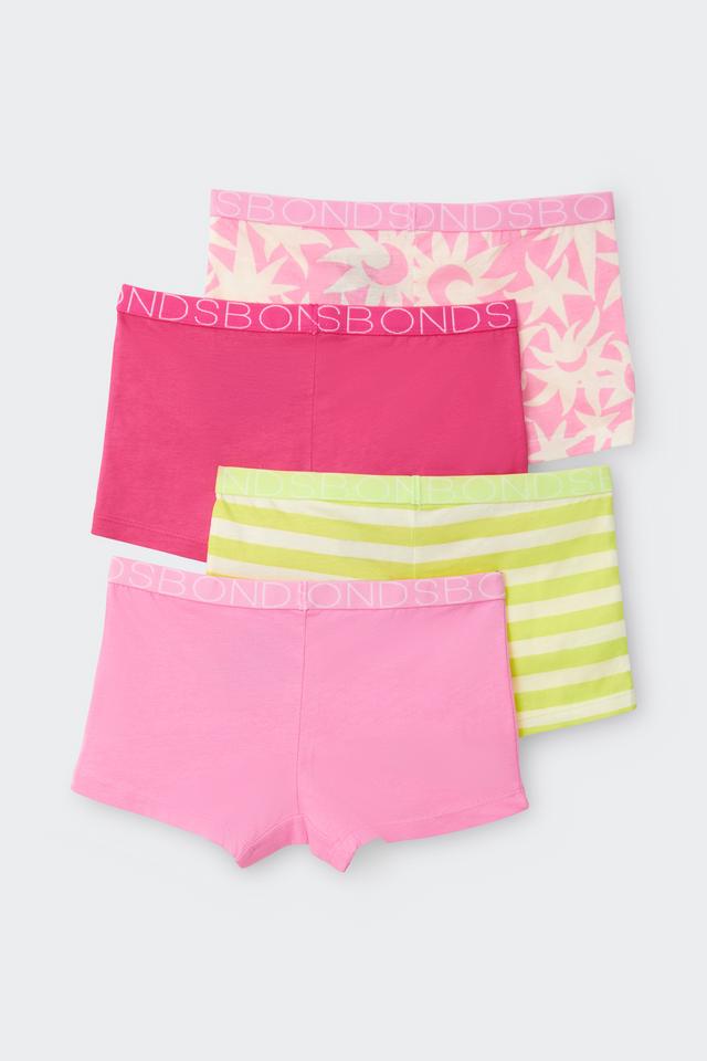Girls Shortie 4 Pack