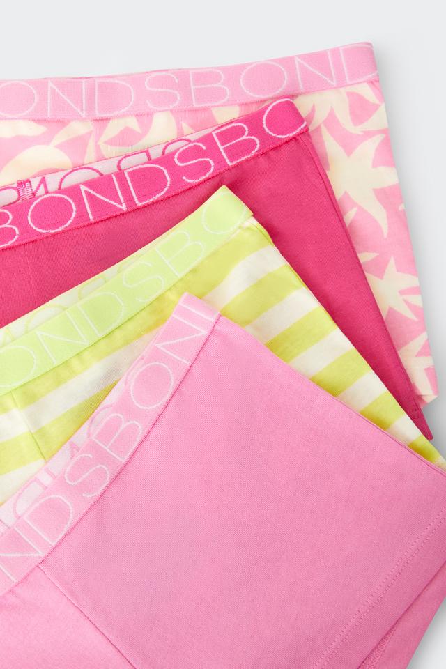 Girls Shortie 4 Pack