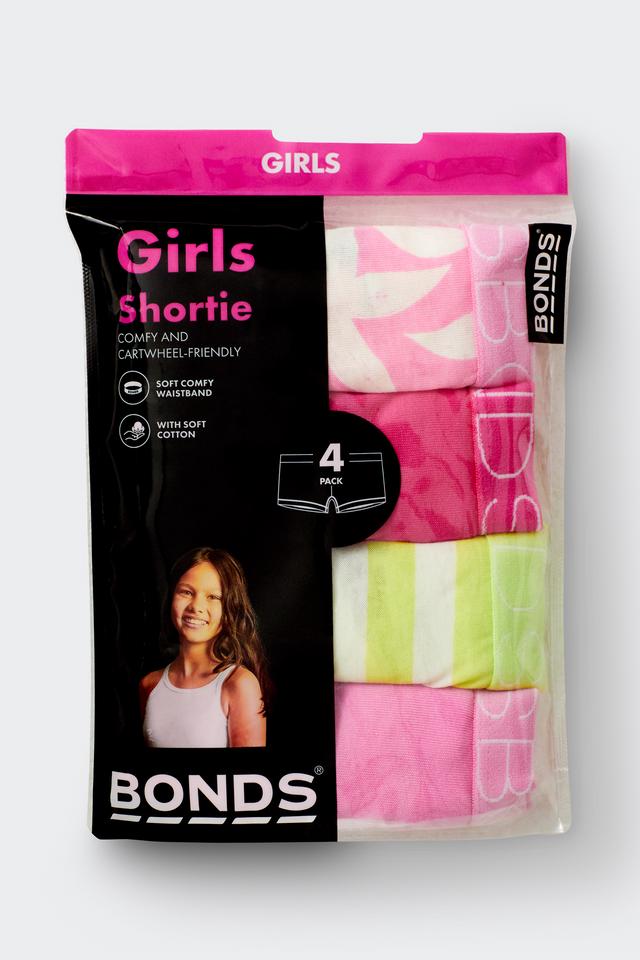 Girls Shortie 4 Pack