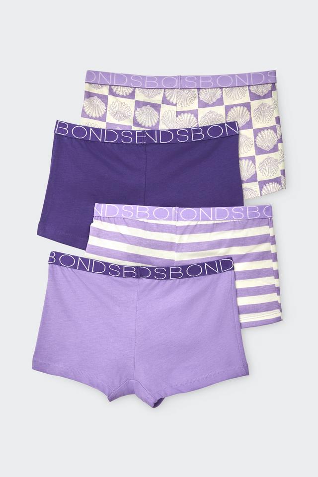Girls Shortie 4 Pack