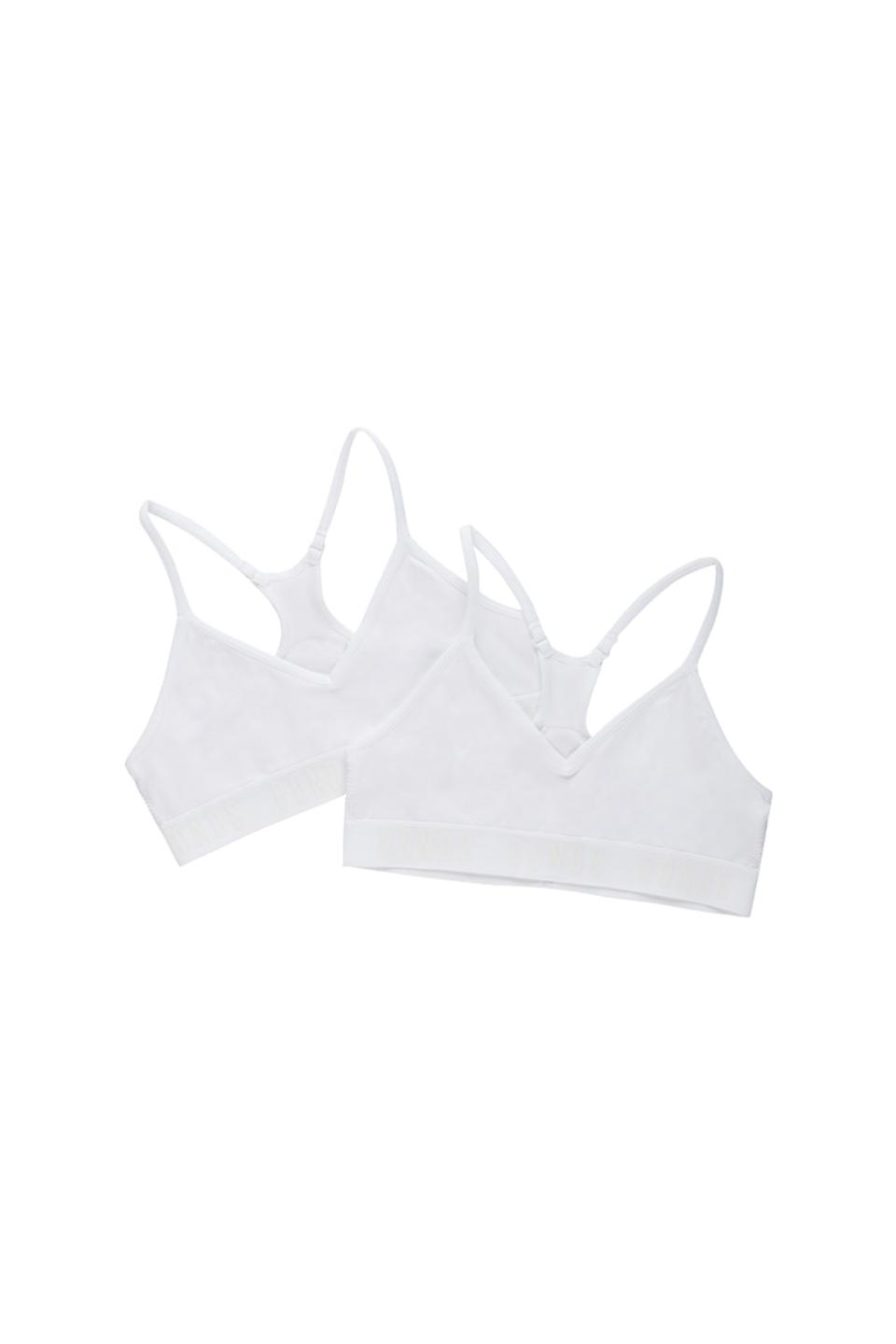 Girls Super Stretchies Racer Crop 2 Pack