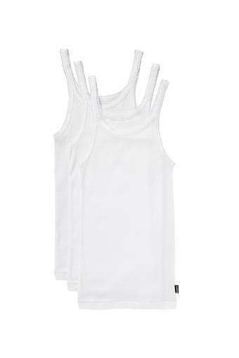 Girls Teena Singlet 3 Pack (White)