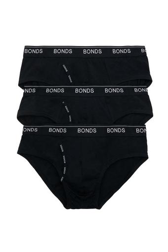 Guyfront Brief 3 Pack (Black)