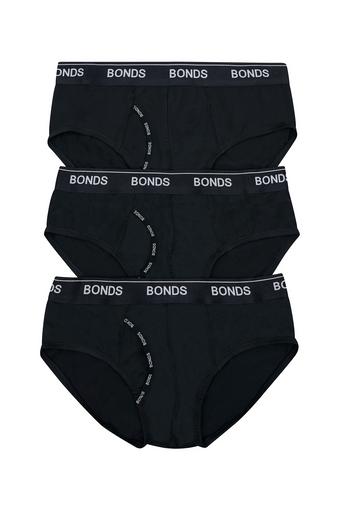 Guyfront Microfibre Brief 3 Pack (Nu Black)