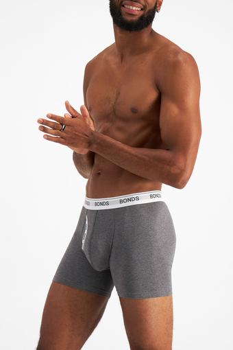 Guyfront Mid Trunk 3 Pack (Charcoal, Nav, Black)