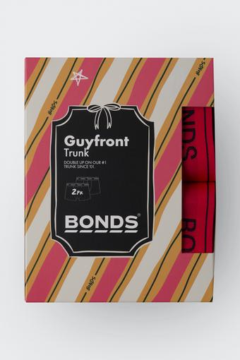 Guyfront Trunk 2 Pack (Nu Black/ Strong Blush)