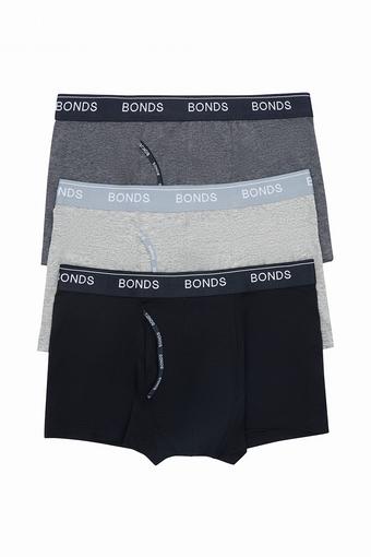Guyfront Trunk 3 Pack (Grey & Charcoal & Blk)