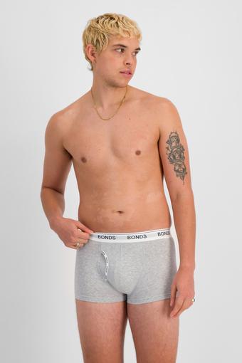 Guyfront Trunk 3 Pack (White / New Grey Marle / Black)