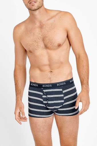 Guyfront Trunk (Navy Marle/ Nu White)