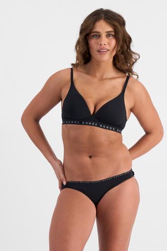 Hipster Bikini 3 Pack (Black)