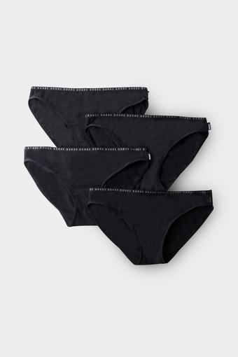 Hipster Bikini 4 pack (Black / Black / Black / Black)