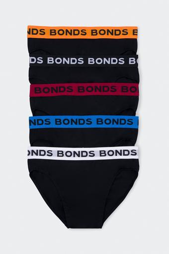 Hipster Brief 5 Pack (Nu Black / Nu Black/ Cherry Wine/ Blue Jean Baby/ Tiger Party/ Nu White)