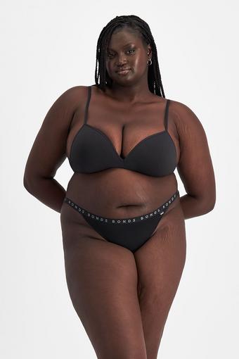 Hipster String Bikini (Black)