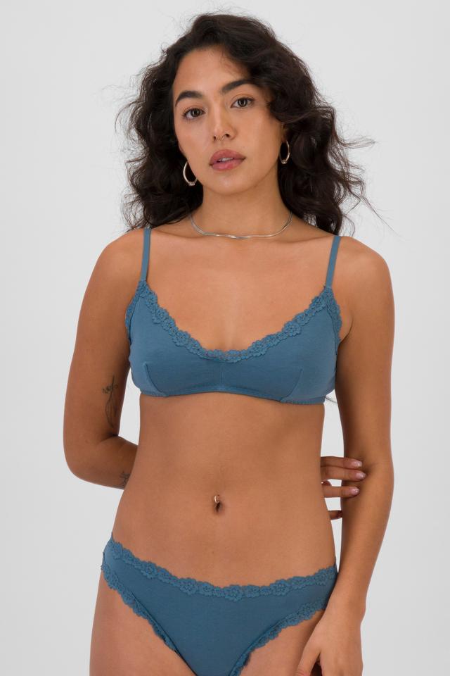 Icons Cotton Lace Bralette