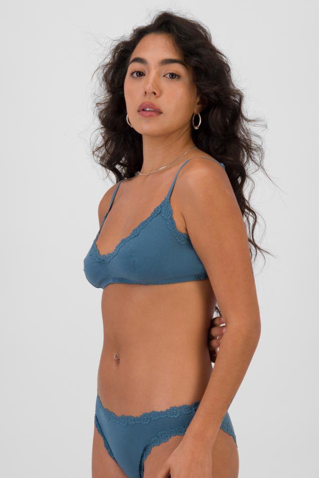 Icons Cotton Lace Bralette