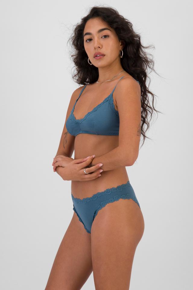 Icons Cotton Lace Bralette