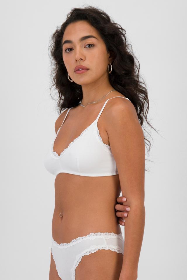Icons Cotton Lace Bralette