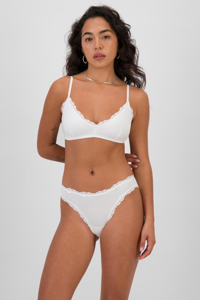 Icons Cotton Lace Bralette