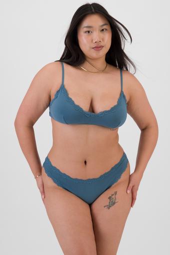 Icons Cotton Lace Gee (Dusted Teal)