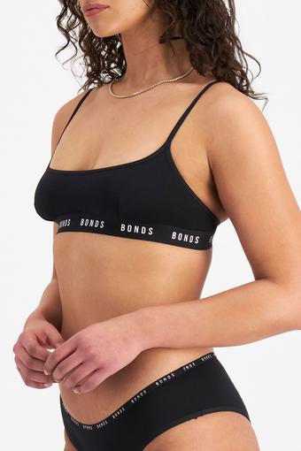 Icons Scoop Bralette (Black)
