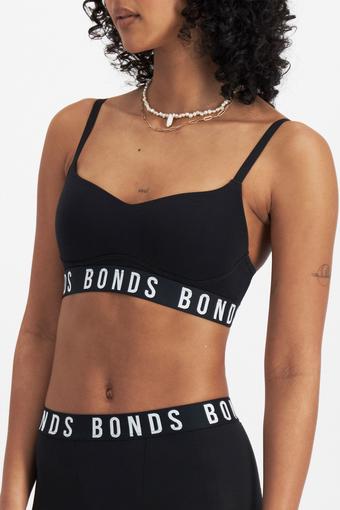 Icons Super Logo Wirefree Bra (Black)