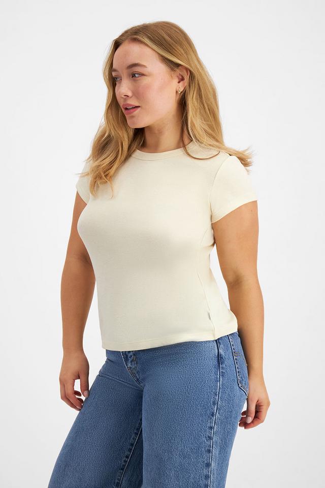 Taylor (She/Her) wears size Large and is 161cm tall with 98cm chest and 74cm waist