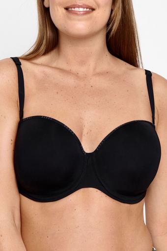Invisi Strapless Full Busted Bra (Black)