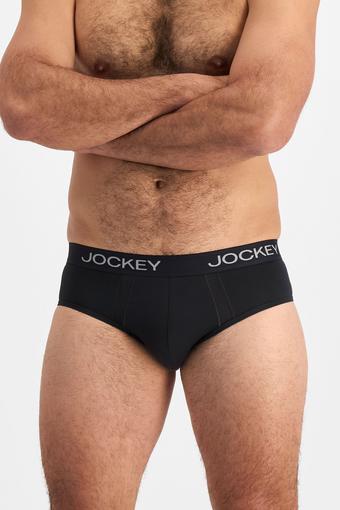 Jockey Chafe Proof Pouch Micro Brief 2 pack (Crisp Charcoal / Black)