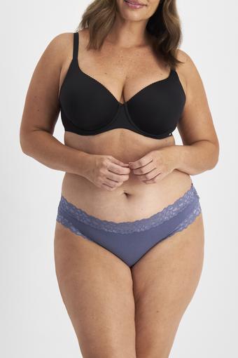 Jockey Parisienne® Cotton Bikini Brief (Powell Blue)