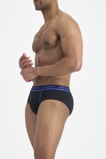 Jockey Performance Mesh Brief (Black)