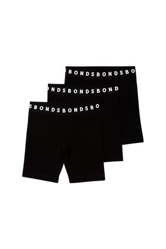 Kids Bike Shorts 3 Pack (Nu Black)